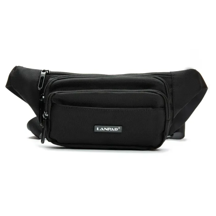 Сумка Мужская На пояс нейлон Lanpad 6041 black