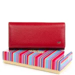 Кошелек Rainbow Женский кожа DR. BOND WRS-501-2 red