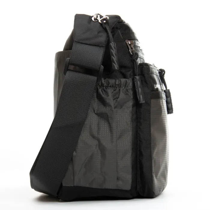 Сумка Мужская На Плечо нейлон Lanpad 8644 grey почтальон