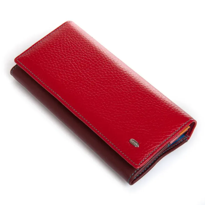Кошелек Rainbow Женский кожа DR. BOND WRS-501-2 red