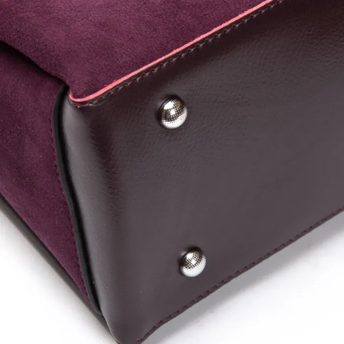 Сумка Женская Классическая замш ALEX RAI 1561 bordo