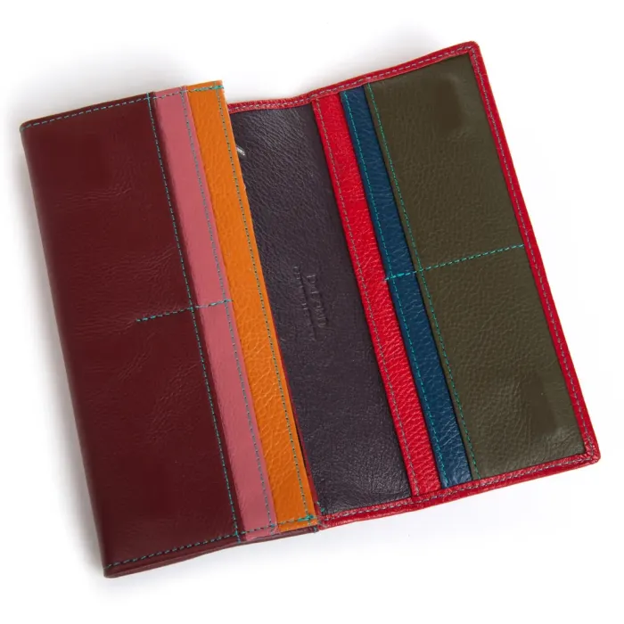 Кошелек Rainbow Женский кожа DR. BOND WRS-501-2 red