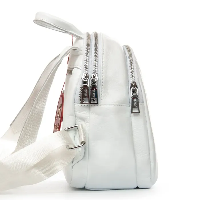 Сумка Женская Рюкзак кожа ALEX RAI 2058-9 white