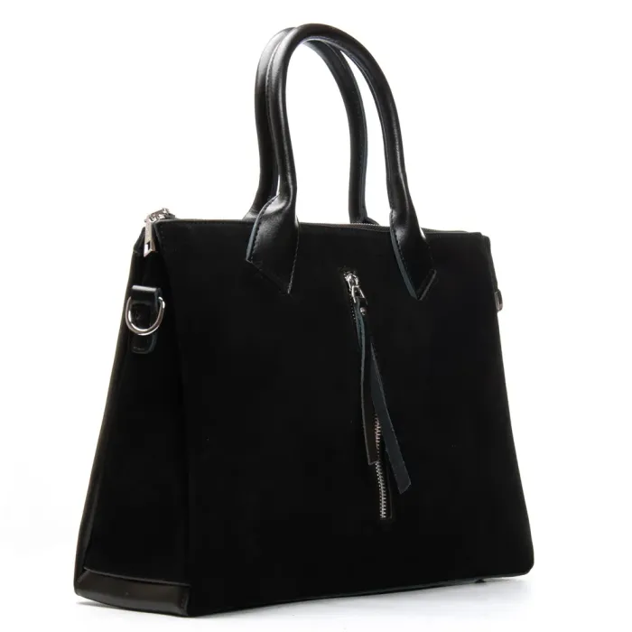 Сумка Женская Классическая замш ALEX RAI 1561 black