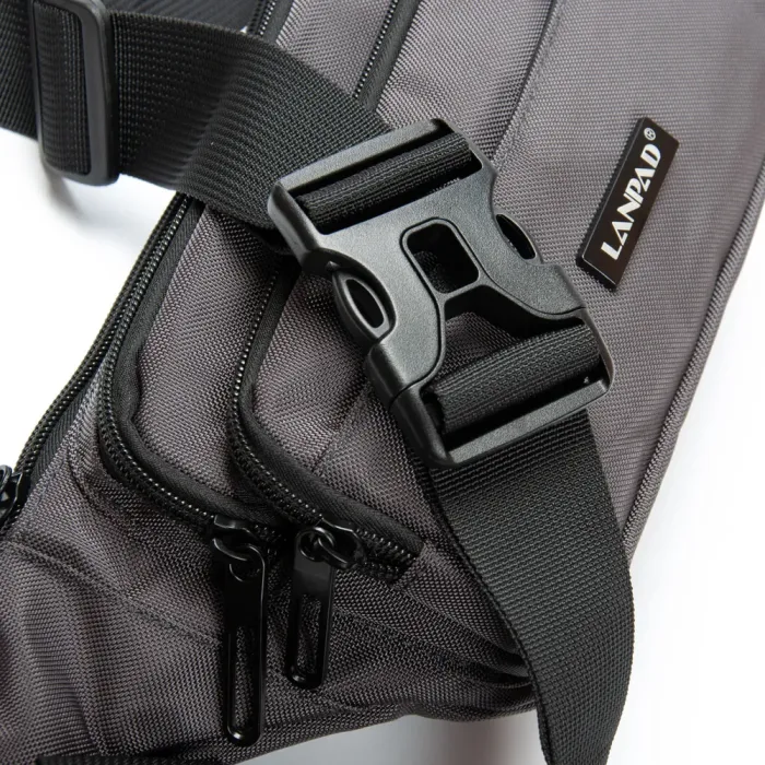 Сумка Мужская На пояс нейлон Lanpad 6041 gray