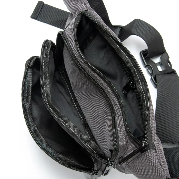 Сумка Мужская На пояс нейлон Lanpad 6041 gray