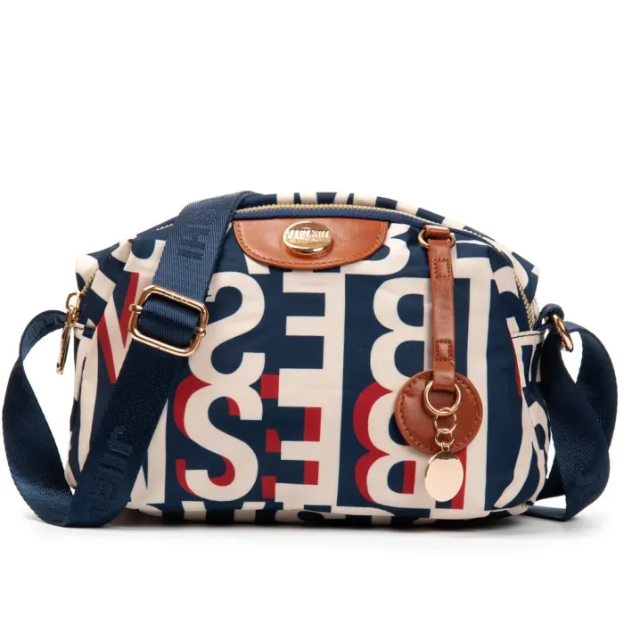 Сумка Женская Текстиль полиамид Jielshi 1158 blue letters