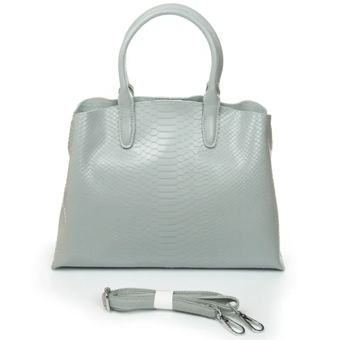 Сумка Женская Классическая кожа ALEX RAI 9387 l.gray