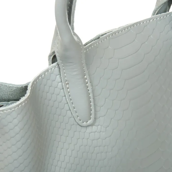 Сумка Женская Классическая кожа ALEX RAI 9387 l.gray