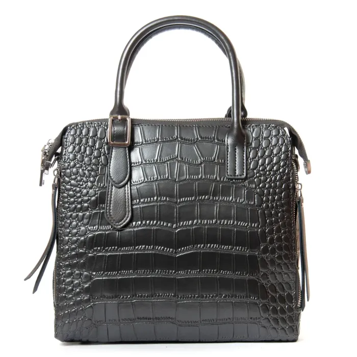 Сумка Женская Классическая кожа ALEX RAI 1543 gray