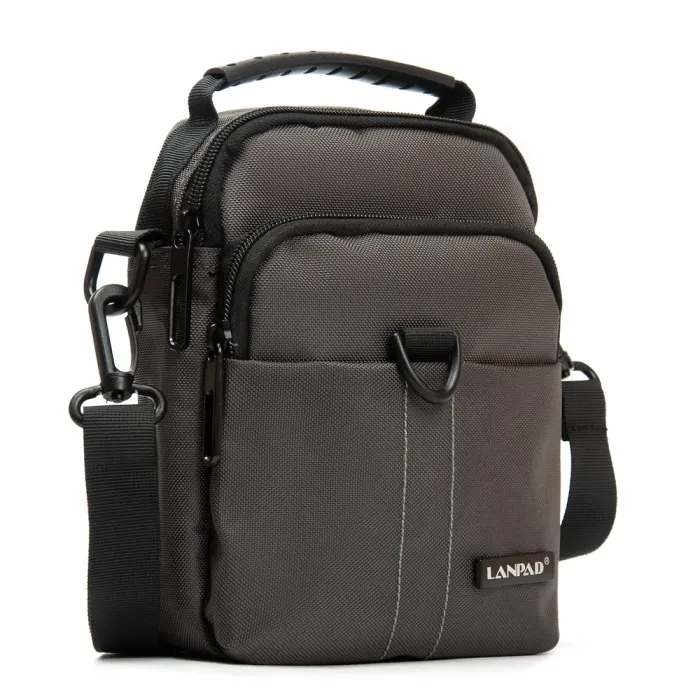 Сумка Мужская Планшет нейлон Lanpad 7685 grey