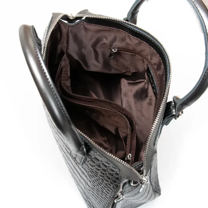 Сумка Женская Классическая кожа ALEX RAI 1543 gray