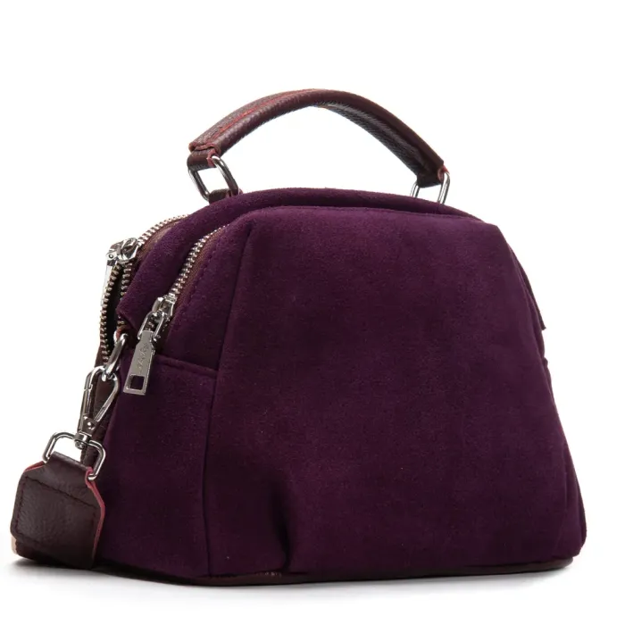 Сумка Женская Классическая замш ALEX RAI 99125 bordo