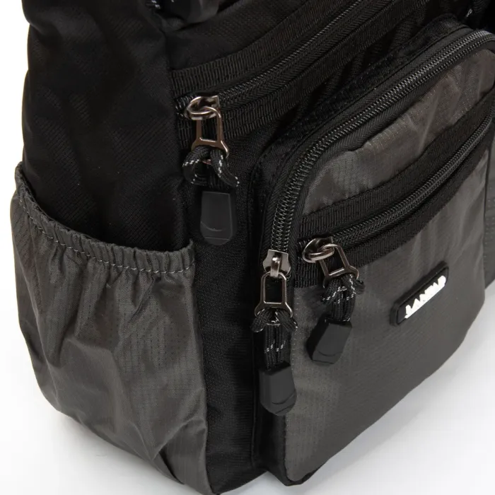 Сумка Мужская На Плечо нейлон Lanpad 26001 grey почтальон