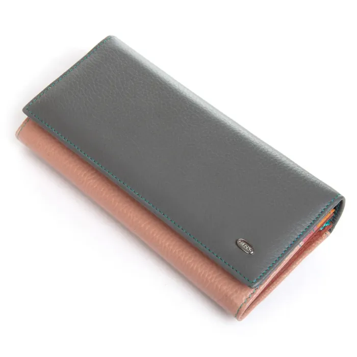 Кошелек Rainbow Женский кожа DR. BOND WRS-501-2 gray