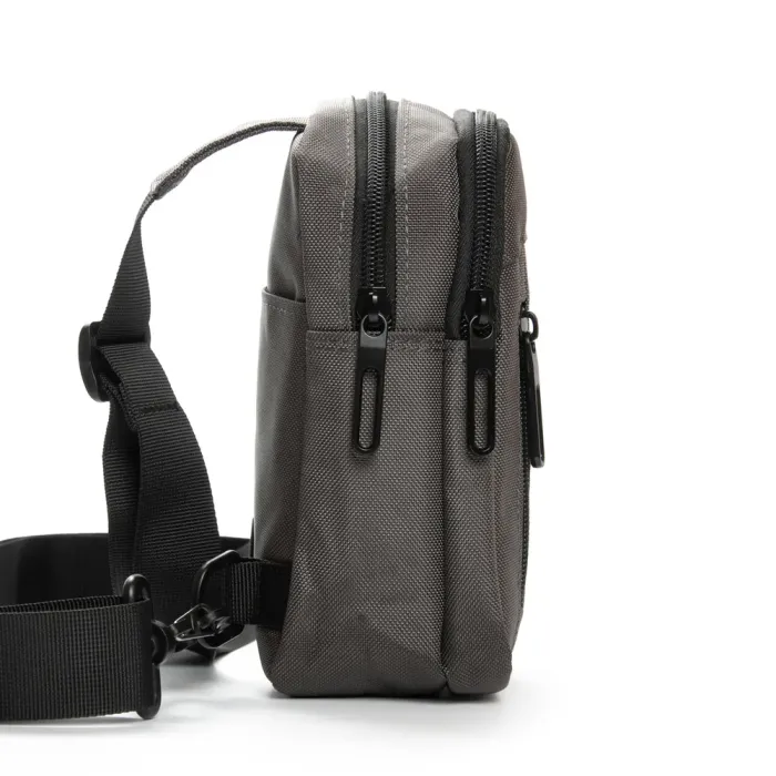 Сумка Мужская На Плечо нейлон Lanpad 0930 gray