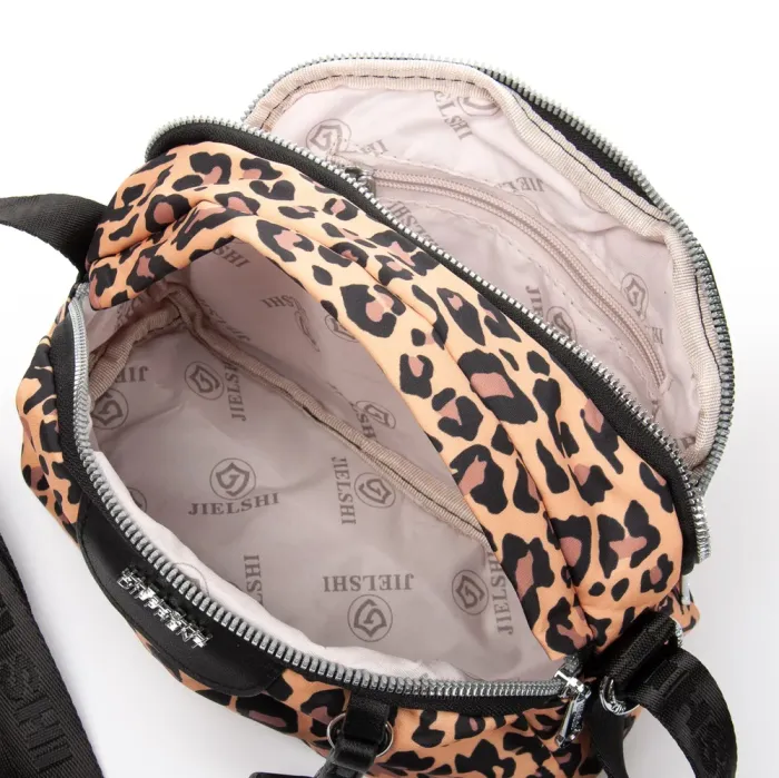 Сумка Женская Текстиль полиамид Jielshi 1158 leopard print