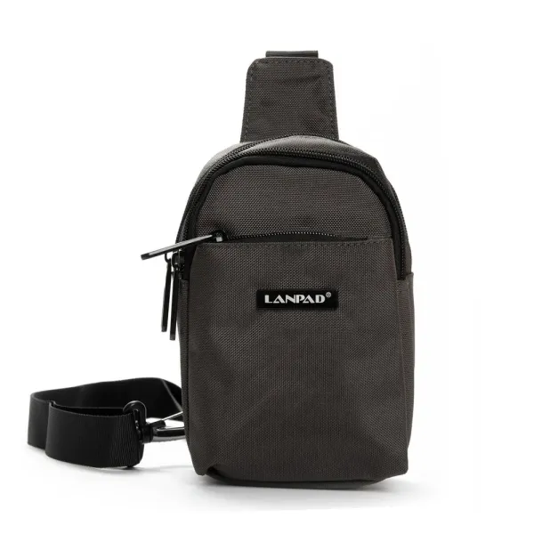 Сумка Мужская На Плечо нейлон Lanpad 0929 gray