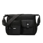 Сумка Мужская На Плечо нейлон Lanpad 26001 black почтальон