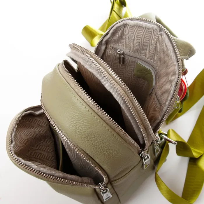 Сумка Класична шкіра ALEX RAI 9503-9 camel