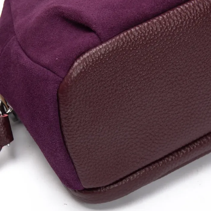 Сумка Женская Классическая замш ALEX RAI 99125 bordo