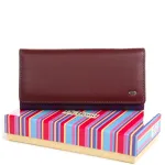 Кошелек Rainbow Женский кожа DR. BOND WRS-501-2 wine red