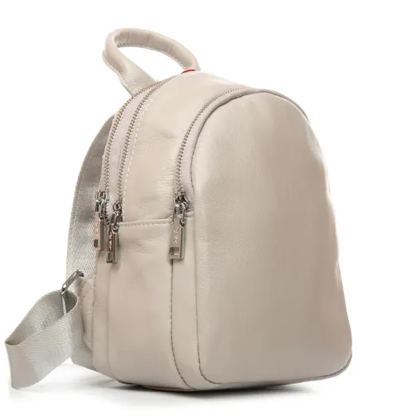 Сумка Женская Рюкзак кожа ALEX RAI 2058-9 l.beige