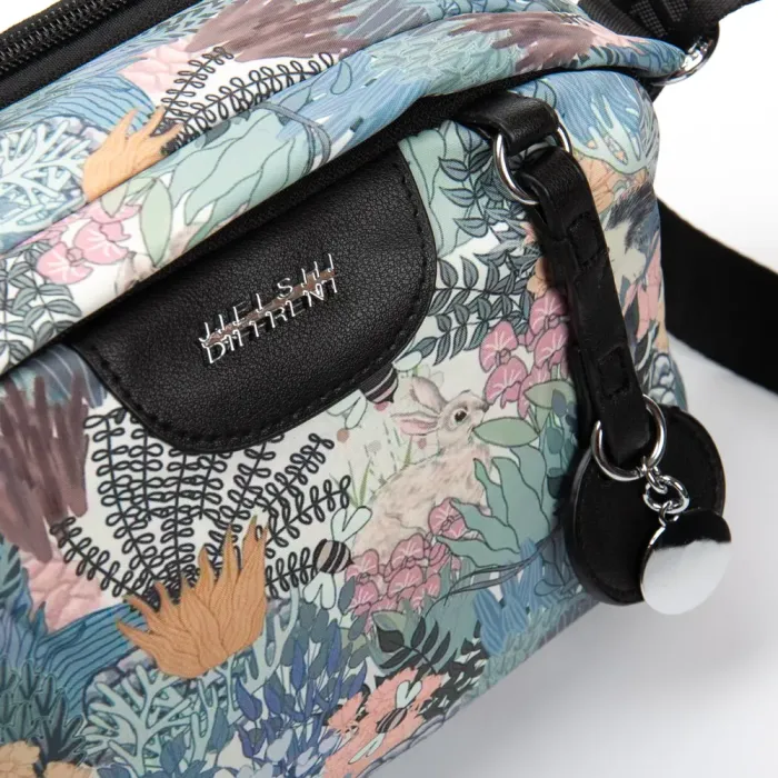 Сумка жіноча Класична шкіра ALEX RAI 9503-9 white-grey