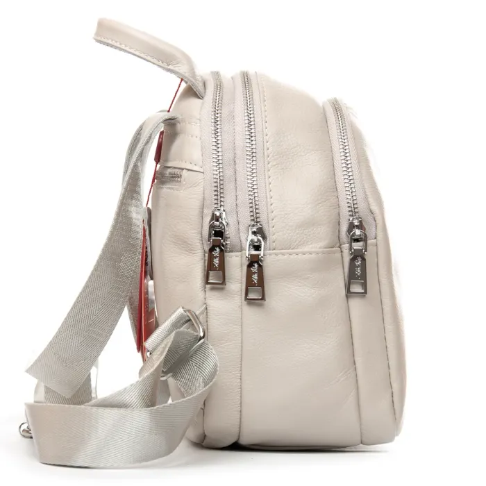 Сумка Женская Рюкзак кожа ALEX RAI 2058-9 l.beige