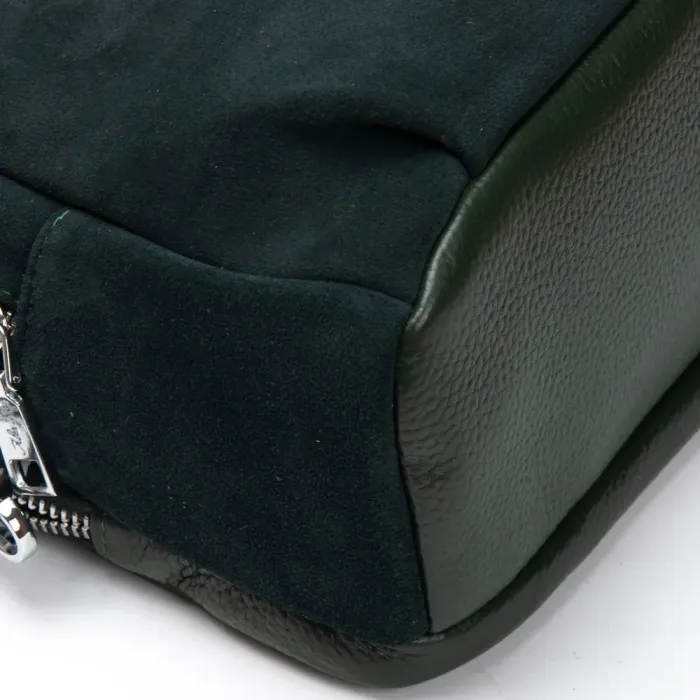 Сумка Женская Классическая замш ALEX RAI 99125 green