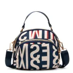 Сумка Женская Текстиль полиамид Jielshi 1631 blue letters