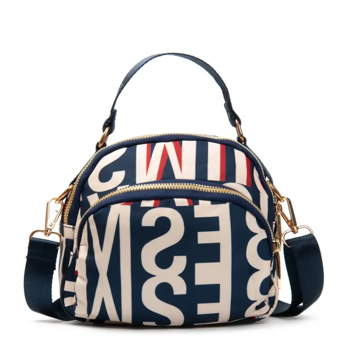 Сумка Женская Текстиль полиамид Jielshi 1631 blue letters