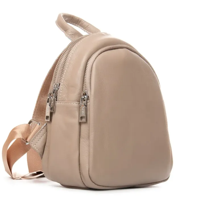 Сумка Женская Рюкзак кожа ALEX RAI 2058-9 beige