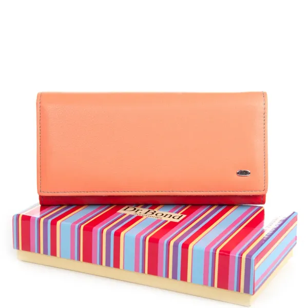 Кошелек Rainbow Женский кожа DR. BOND WRS-501-2 pink