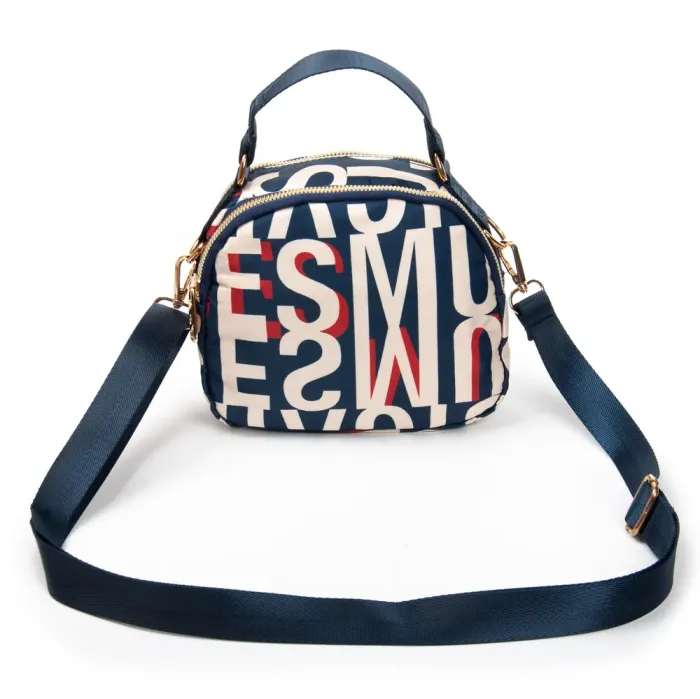 Сумка Женская Текстиль полиамид Jielshi 1631 blue letters
