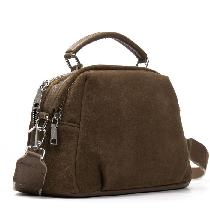 Сумка Женская Классическая замш ALEX RAI 99125 khaki Распродажа