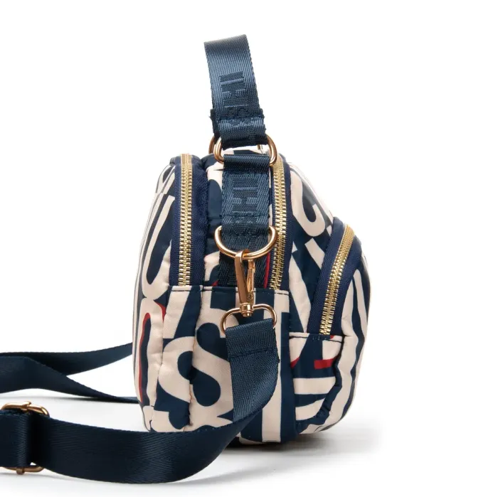 Сумка Женская Текстиль полиамид Jielshi 1631 blue letters
