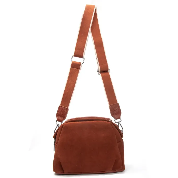 Сумка Женская Классическая замш ALEX RAI 99125 camel