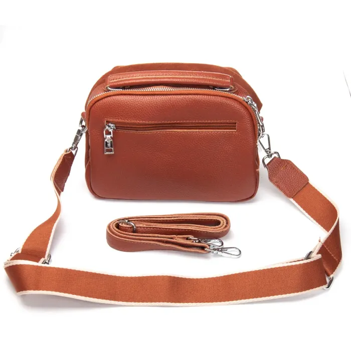 Сумка Женская Классическая замш ALEX RAI 99125 camel