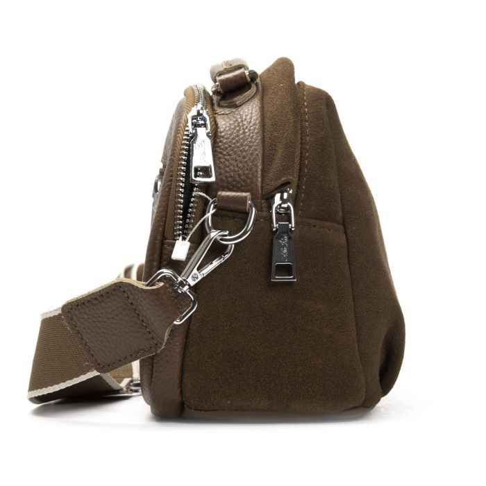 Сумка Женская Классическая замш ALEX RAI 99125 khaki Распродажа