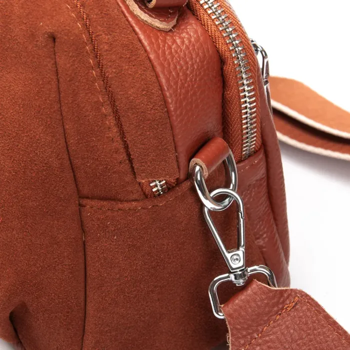 Сумка Женская Классическая замш ALEX RAI 99125 camel