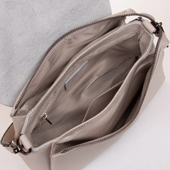 Сумка Женская Классическая кожа ALEX RAI 99104 beige