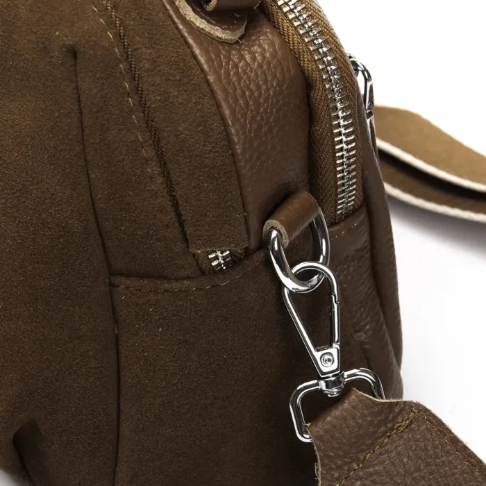 Сумка Женская Классическая замш ALEX RAI 99125 khaki Распродажа