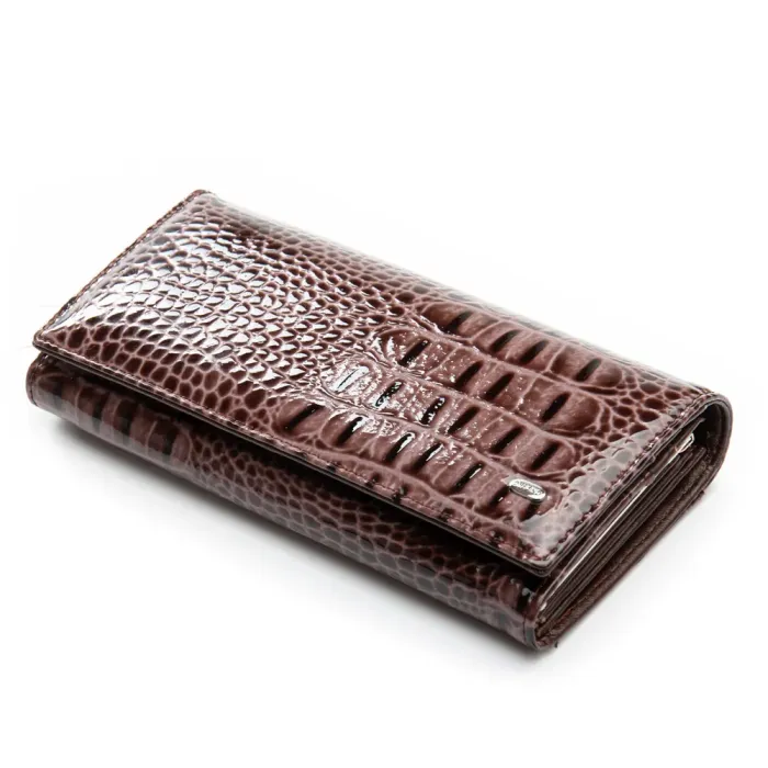 Кошелек PE Женский кожа DR. BOND PEW1-V-2 brown