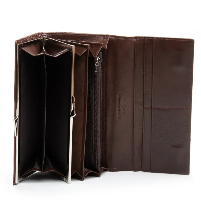 Кошелек PE Женский кожа DR. BOND PEW1-V-2 brown