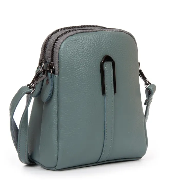 Сумка Женская Клатч кожа ALEX RAI 29052 pale grey