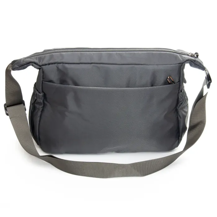 Сумка Мужская На Плечо нейлон Lanpad 8620 grey почтальон