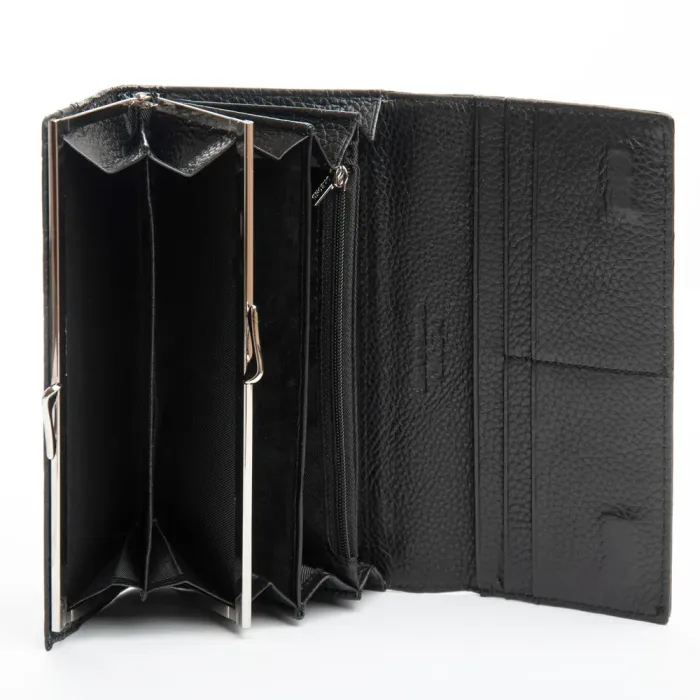 Кошелек PE Женский кожа DR. BOND PEW1-V-2 black