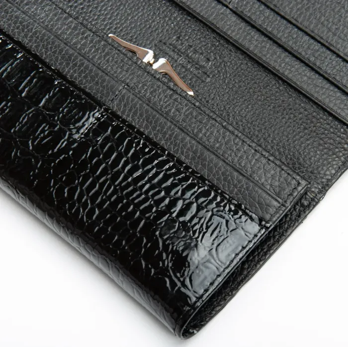 Кошелек PE Женский кожа DR. BOND PEW1-V-2 black