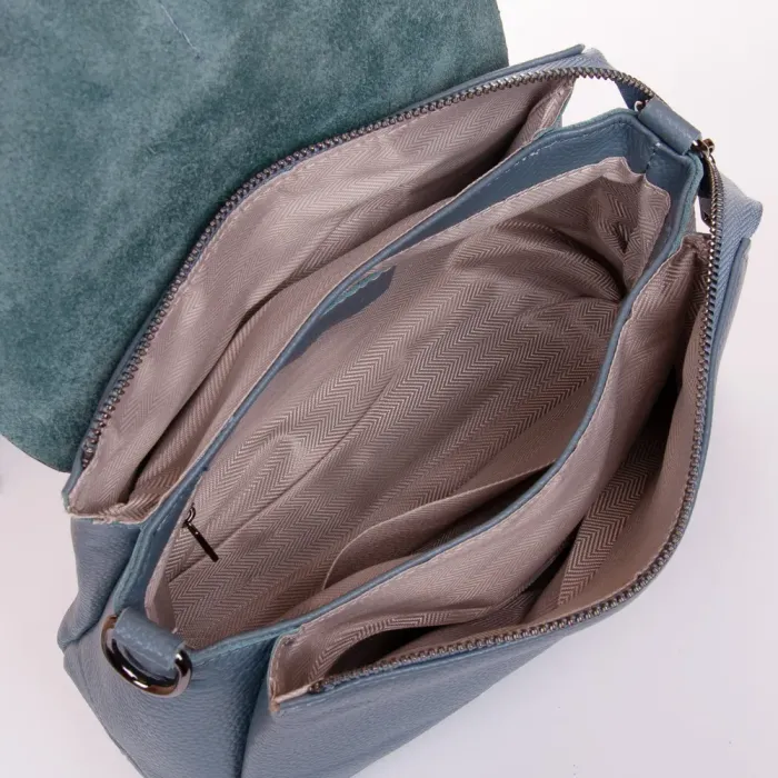 Сумка Женская Классическая кожа ALEX RAI 99104 l.blue